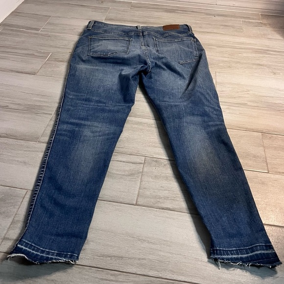 MADEWELL High Rise Skinny Drop Step Hem Distressed Jeans, Women’s Size 31 - Picture 4 of 7